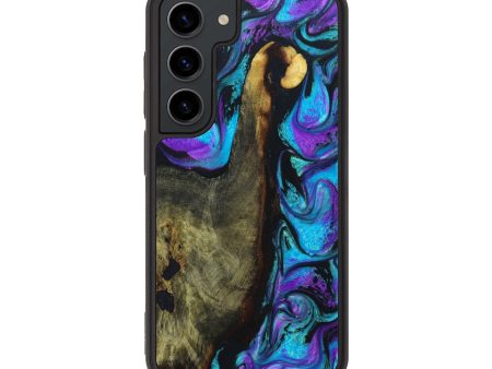 Galaxy S23 Wood+Resin Phone Case - Cleo (Purple, 640054) Supply