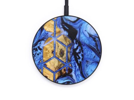 Circle Wood+Resin Wireless Charger - Noelle (Pattern, 637888) Online Sale