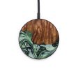 Circle Wood+Resin Wireless Charger - Amari (Green, 640557) Fashion