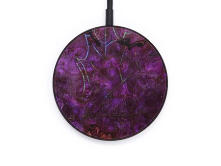 Circle Wood+Resin Wireless Charger - Carroll (Spring, 640383) Discount