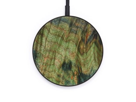 Circle Wood+Resin Wireless Charger - Paulina (Maple Burl, 640177) For Discount