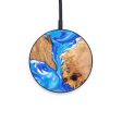 Circle Wood+Resin Wireless Charger - Maxine (Blue, 637840) Online Hot Sale