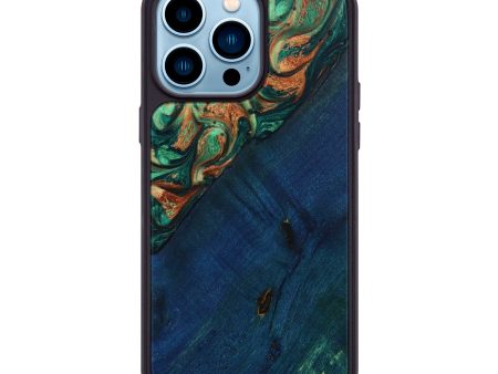 iPhone 14 Pro Max Wood+Resin Phone Case - Talia (Artist Pick, 642170) For Cheap