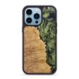 iPhone 14 Pro Max Wood+Resin Phone Case - Luther (Green, 639477) on Sale