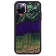 iPhone 11 Pro Max Wood+Resin Phone Case - Raymond (Green, 641339) on Sale