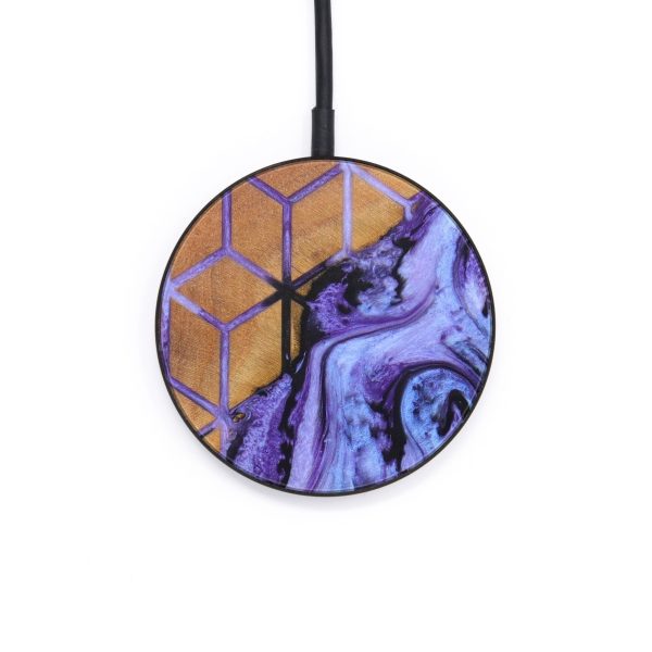 Circle Wood+Resin Wireless Charger - Elaina (Pattern, 637881) Online