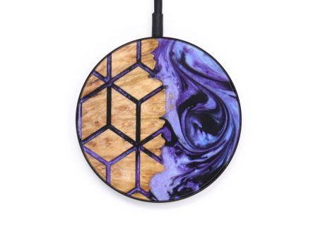 Circle Wood+Resin Wireless Charger - Clyde (Pattern, 637886) Fashion