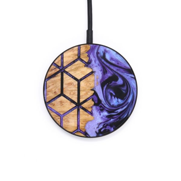 Circle Wood+Resin Wireless Charger - Clyde (Pattern, 637886) Fashion