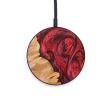 Circle Wood+Resin Wireless Charger - Kamila (Red, 640580) Sale