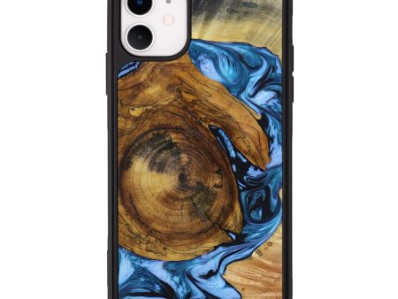 iPhone 11 Wood+Resin Phone Case - Milton (Mosaic, 641265) Online Hot Sale