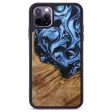 iPhone 11 Pro Max Wood+Resin Phone Case - Ebony (Blue, 639548) Hot on Sale