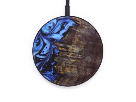 Circle Wood+Resin Wireless Charger - Brinley (Artist Pick, 637926) For Sale