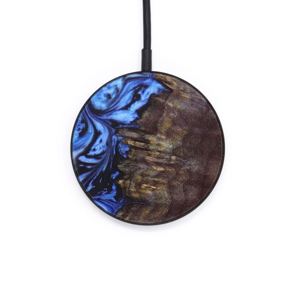 Circle Wood+Resin Wireless Charger - Brinley (Artist Pick, 637926) For Sale