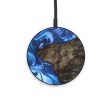 Circle Wood+Resin Wireless Charger - Randi (Blue, 640683) Sale