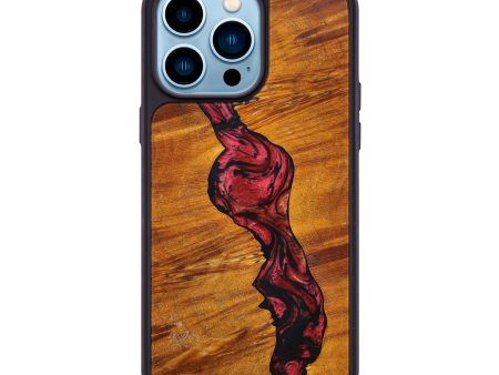 iPhone 14 Pro Max Wood+Resin Phone Case - Esmeralda (Artist Pick, 639727) Discount