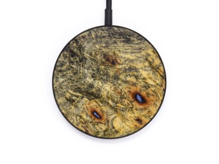 Circle Burl Wood Wireless Charger - Norman (Wood Burl, 643454) Cheap