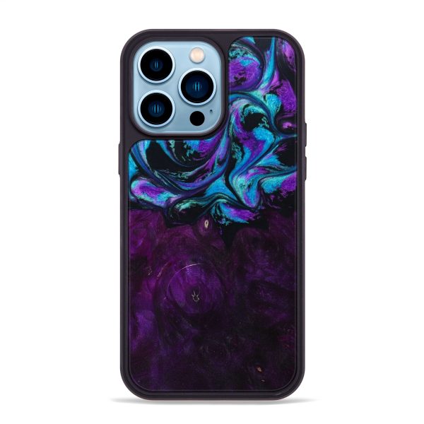 iPhone 14 Pro Max Wood+Resin Phone Case - Natalia (Artist Pick, 642168) Cheap