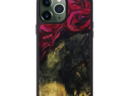 iPhone 13 Pro Max Wood+Resin Phone Case - Ophelia (Red, 641403) Sale