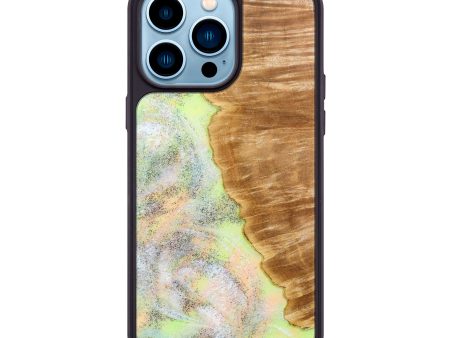 iPhone 14 Pro Max Wood+Resin Phone Case - Debbie (Galaxy, 638588) on Sale