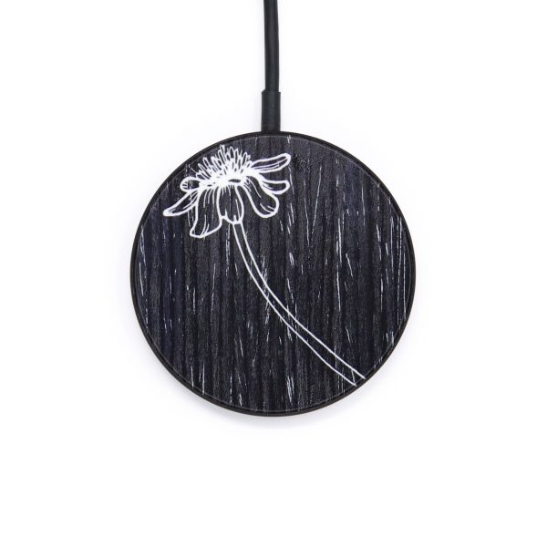 Circle Wood+Resin Wireless Charger - Lara (Spring, 640937) on Sale