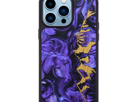 iPhone 14 Pro Max Wood+Resin Phone Case - Miley (Artist Pick, 639637) on Sale