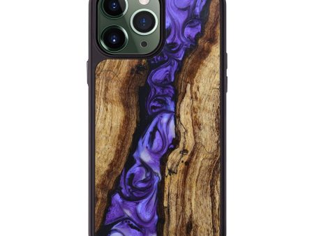 iPhone 13 Pro Max Wood+Resin Phone Case - Brody (Purple, 639616) Online