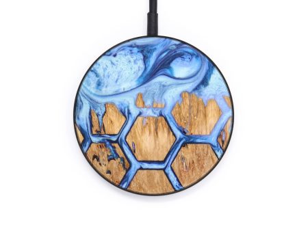 Circle Wood+Resin Wireless Charger - Skye (Pattern, 640124) Sale