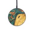 Circle Wood+Resin Wireless Charger - Colt (Green, 637556) For Sale