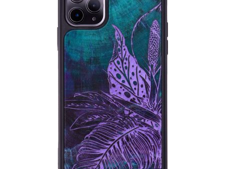 iPhone 11 Pro Max Wood+Resin Phone Case - Lindsey (Spring, 640202) For Cheap