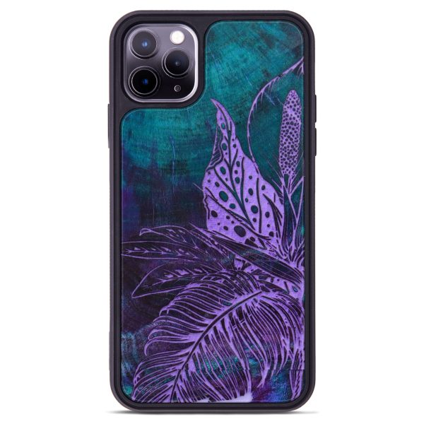 iPhone 11 Pro Max Wood+Resin Phone Case - Lindsey (Spring, 640202) For Cheap