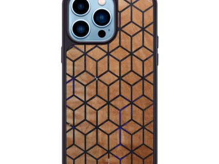 iPhone 14 Pro Max Wood+Resin Phone Case - Dawson (Pattern, 639166) Online