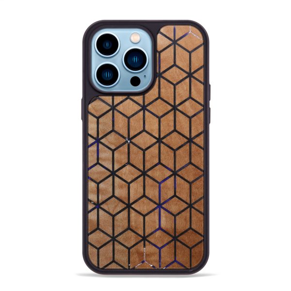 iPhone 14 Pro Max Wood+Resin Phone Case - Dawson (Pattern, 639166) Online