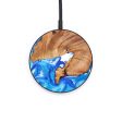 Circle Wood+Resin Wireless Charger - Rihanna (Blue, 637904) Supply