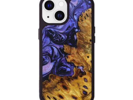 iPhone 13 Wood+Resin Phone Case - Grady (Purple, 638641) Online Sale