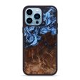 iPhone 14 Pro Max Wood+Resin Phone Case - Paola (Blue, 639543) Supply