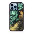 iPhone 14 Pro Max Wood+Resin Phone Case - Braylen (Green, 638039) Sale