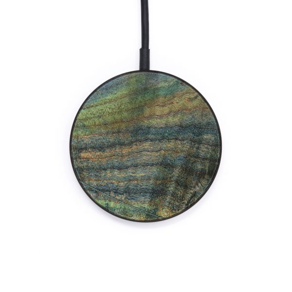 Circle Wood+Resin Wireless Charger - Debbie (Spring, 640380) Discount