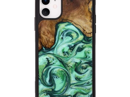 iPhone 11 Wood+Resin Phone Case - Jill (Artist Pick, 643325) Online now