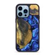 iPhone 14 Pro Max Wood+Resin Phone Case - Willis (Galaxy, 637987) Fashion