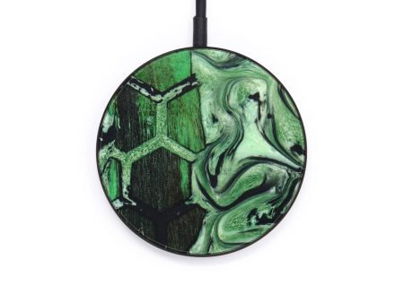 Circle Wood+Resin Wireless Charger - Jasper (Pattern, 640698) Cheap