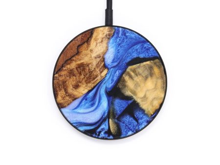 Circle Wood+Resin Wireless Charger - Nyla (Artist Pick, 637905) For Sale