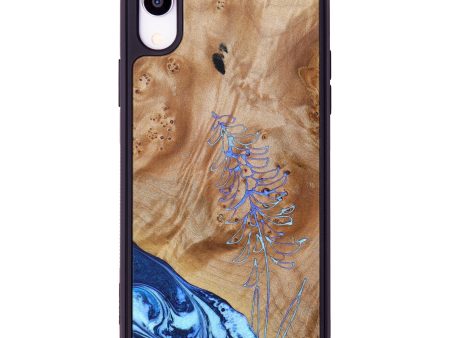 iPhone Xr Wood+Resin Phone Case - Emma (Spring, 640271) on Sale