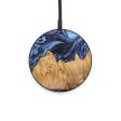 Circle Wood+Resin Wireless Charger - Scarlett (Blue, 640161) Online Sale