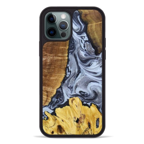 iPhone 12 Pro Wood+Resin Phone Case - Bonnie (Mosaic, 638940) Supply