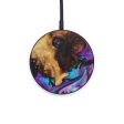 Circle Wood+Resin Wireless Charger - Jade (Purple, 637846) For Discount