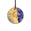 Circle Wood+Resin Wireless Charger - Sean (Purple, 637848) Online now