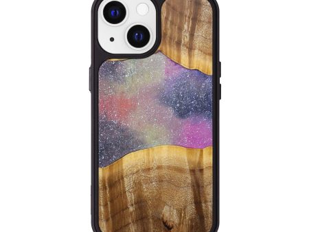 iPhone 13 Wood+Resin Phone Case - Cheri (Galaxy, 639134) Cheap