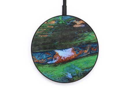 Circle Wood+Resin Wireless Charger - Evangeline (Artist Pick, 637867) For Sale