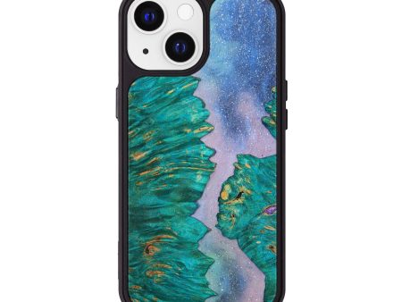 iPhone 13 Wood+Resin Phone Case - Steve (Galaxy, 639132) Fashion