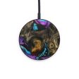 Circle Wood+Resin Wireless Charger - Gabrielle (Purple, 637854) Fashion